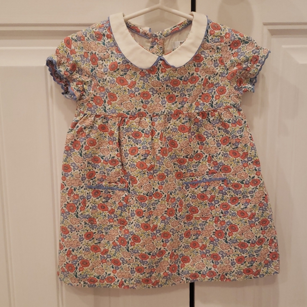 Baby Boden floral dress 6-12 months
